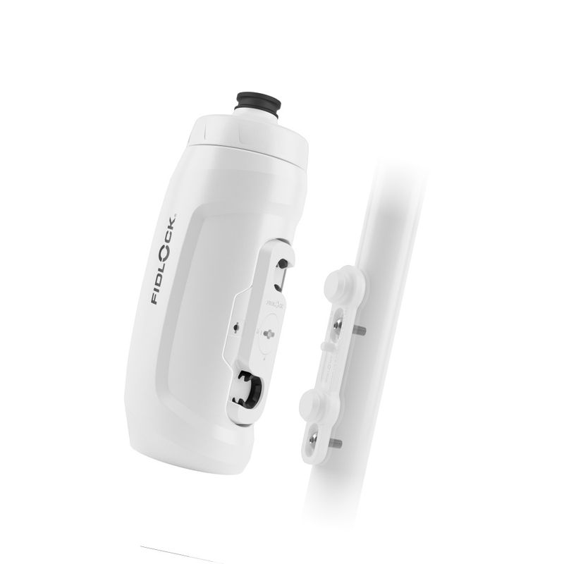 Fidlock TWIST Drikkeflaske 590ml + Sykkelbase POLAR WHITE EDITION